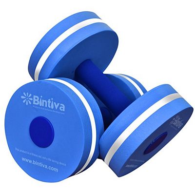 Bintiva Aqua Dumbell Blue White Blue Small