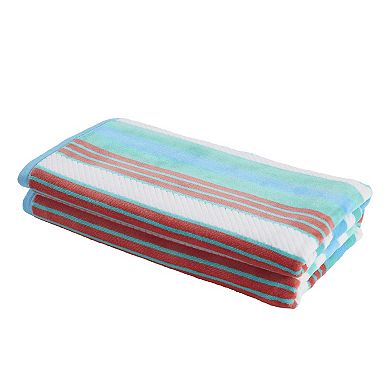 SUPERIOR Striped Textured Rope Oversized Beach Towel