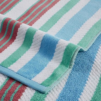 SUPERIOR Striped Textured Rope Oversized Beach Towel