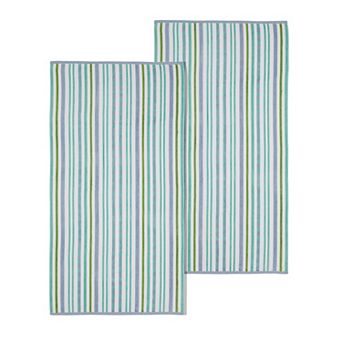 SUPERIOR 2-Pack Striped Textured Oversized Beach Towel