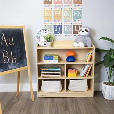 Deluxe Wood Bookcase 48"