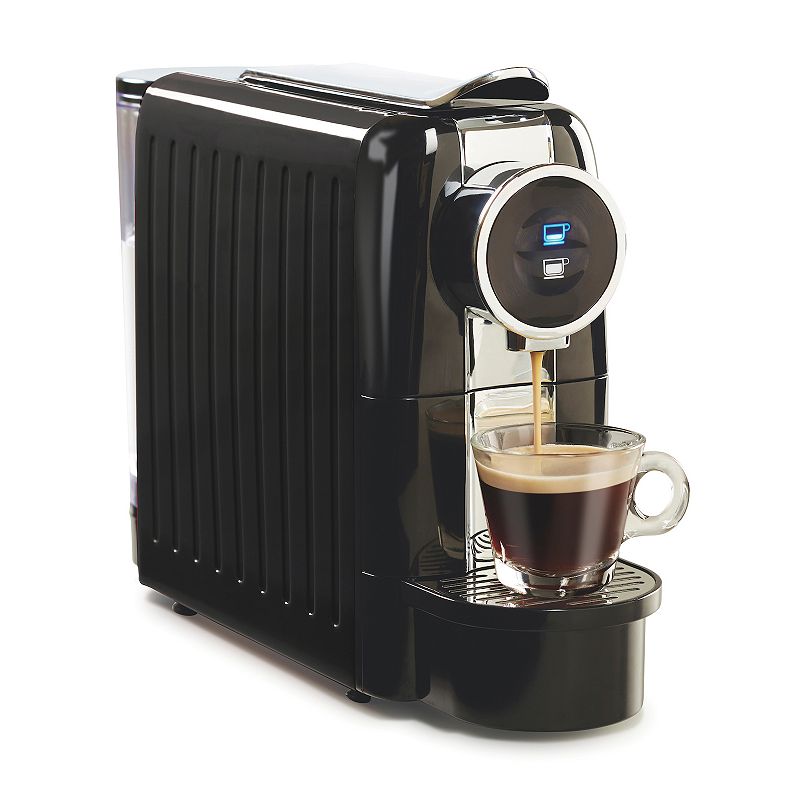 Hamilton Beach Espresso Maker  Compatible with Nespresso®* original capsules  Black with Chrome Accents  40726