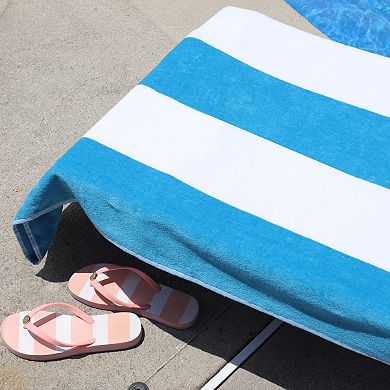 SUPERIOR Cabana Striped Towel or Chaise Lounge Chair Cover