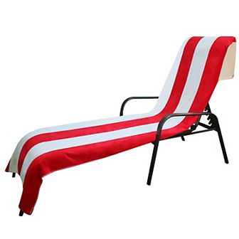 SUPERIOR Cabana Striped Towel or Chaise Lounge Chair Cover