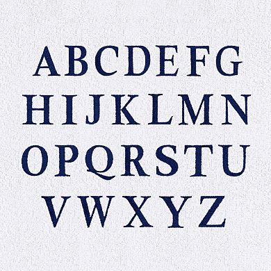 SUPERIOR Monogrammed Letter Towel or Chaise Lounge Chair Cover