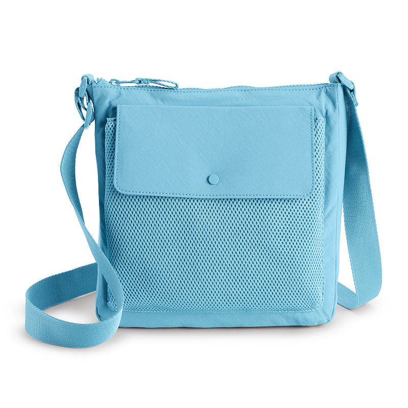 FLX Mesh Pocket Crossbody Bag, Ultimate Blue