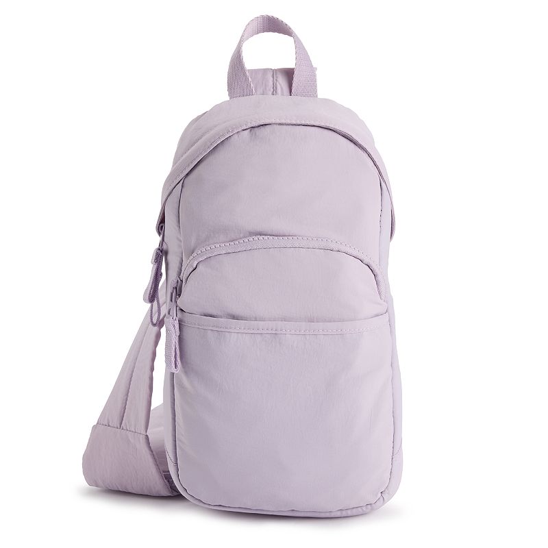 FLX Dome Sling Bag, Purple Frost