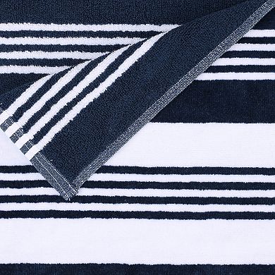 SUPERIOR Maui Striped Oversized Cotton Beach Towel