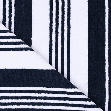 SUPERIOR Maui Striped Oversized Cotton Beach Towel