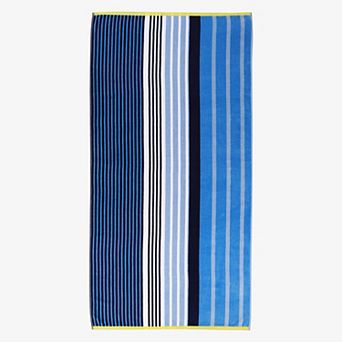SUPERIOR Mira Striped Cotton Oversized Beach Towel