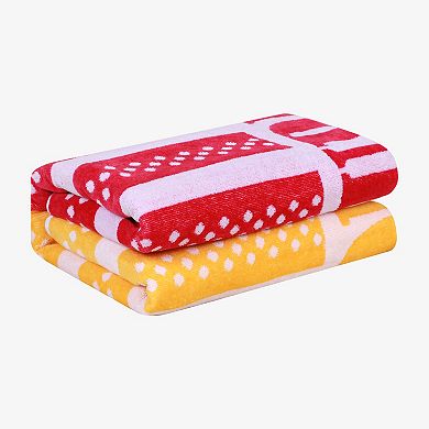 SUPERIOR Striped Oversized Beach Towel