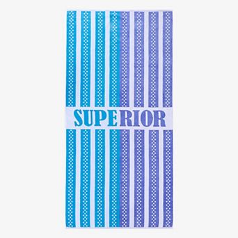 SUPERIOR Striped Oversized Beach Towel