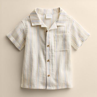 Baby & Toddler Little Co. By Lauren Conrad Short-Sleeve Woven Button Up Shirt