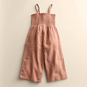 Girls 4-12 Little Co. By Lauren Conrad Smocked Wide Leg Jumpsuit