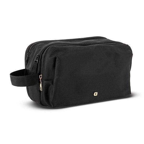deluxe toiletry travel bag black cvs Samsonite Top Zip Deluxe Travel Kit