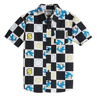 Boys 4-12 Jumping Beans® Sonic Checkers Woven AOP Shirt