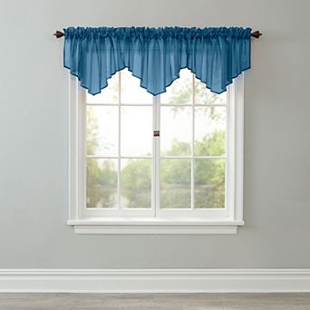 Brylanehome Bh Studio Sheer Voile Ascot Valance