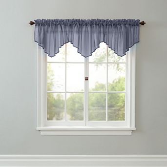 Brylanehome Bh Studio Sheer Voile Ascot Valance
