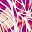 Berry Pink Batik Leaf