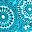 Vibrant Turq Medallion
