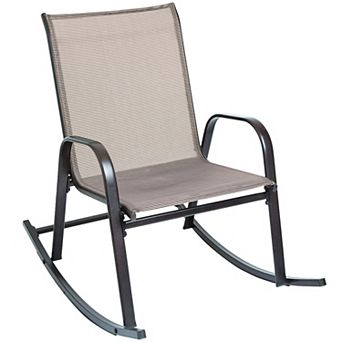 BrylaneHome Extra-Wide 350 Lbs. Capacity Rocker