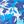 Vibrant Blue Floral