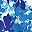 Vibrant Blue Floral