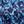Navy Blurred Leaf