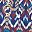 Navy Ikat Pattern