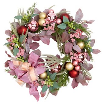 Brylanehome Blush Christmas Wreath