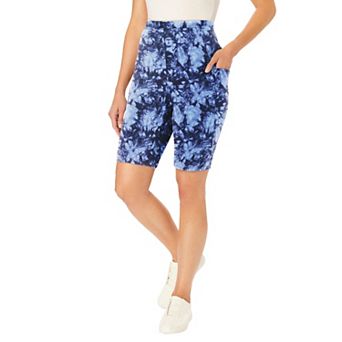 Woman Within Plus Size Stretch Cotton Pocket Bike Short