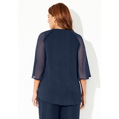 Catherines Women's Plus Size Dazzling Blouse