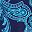 Navy Paisley