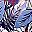 Blue Graphic Leaves