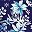 Navy Floral Leaf