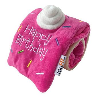 Foufit Hide 'n Seek Birthday Roll Cake Nosework Dog Toy - (small)