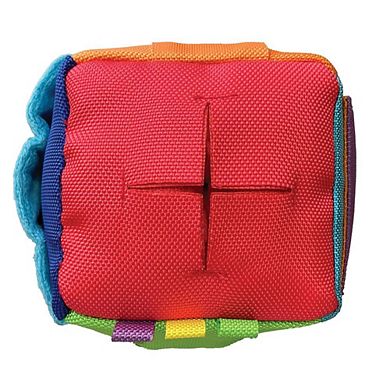 Foufit Hide 'n Seek Cube Interactive Dog Toy - 4.5"