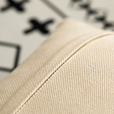 Handwoven Cotton Throw Pillow Cover, without Filler