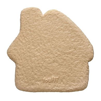 Foufit Cookies For Santa Gingerbread House Latex Chews Toy - 4.5"