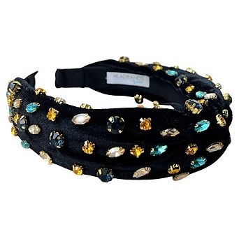 Women’s Traditional Velvet Gem Knot Headband