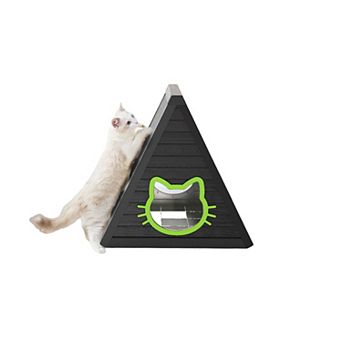 Cat House for Outdoor Weatherproof Shelter Cats Triangle Moisture and Odor Resistant