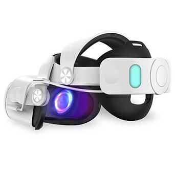 Meta Quest 2 Head Strap W/ 6000mah Battery- 4hr Extra- Comfort /adjust