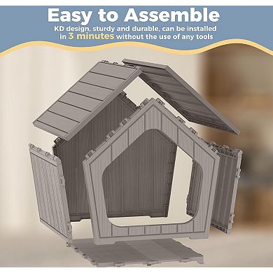 Cat House for Outdoor Indoor Weatherproof Cat Shelters for Small Outdoor Shelter