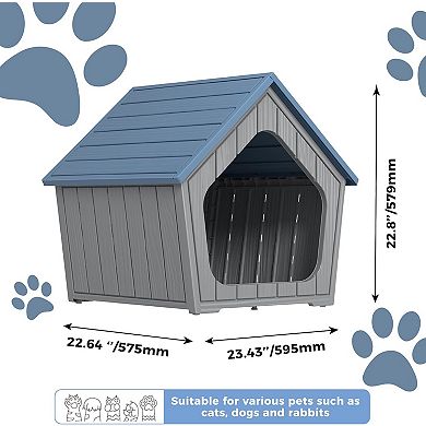Cat House for Outdoor Indoor Weatherproof Cat Shelters for Small Outdoor Shelter
