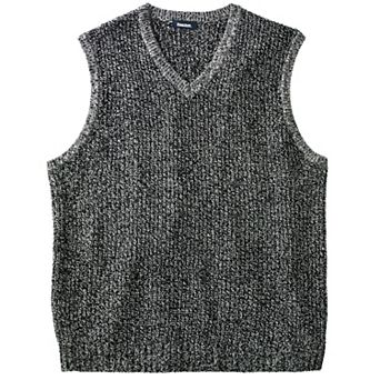 KingSize Men's Big & Tall Shaker Knit V-Neck Sweater Vest