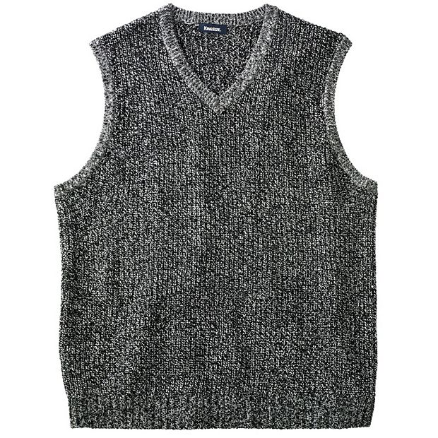 KingSize Men's Big & Tall Shaker Knit V-Neck Sweater Vest