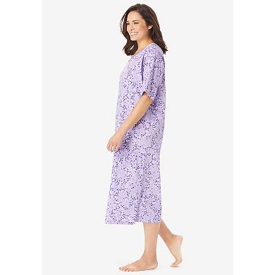 Dreams & Co. Plus Size Long Tagless Sleepshirt