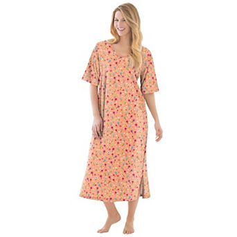 Dreams & Co. Plus Size Long Tagless Sleepshirt