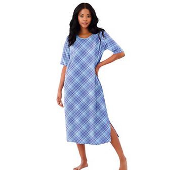 Dreams & Co. Plus Size Long Tagless Sleepshirt