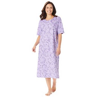 Dreams & Co. Plus Size Long Tagless Sleepshirt